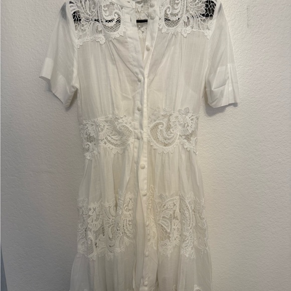 chinese dress ladies Hypnotic Lace Trim Mini Dress